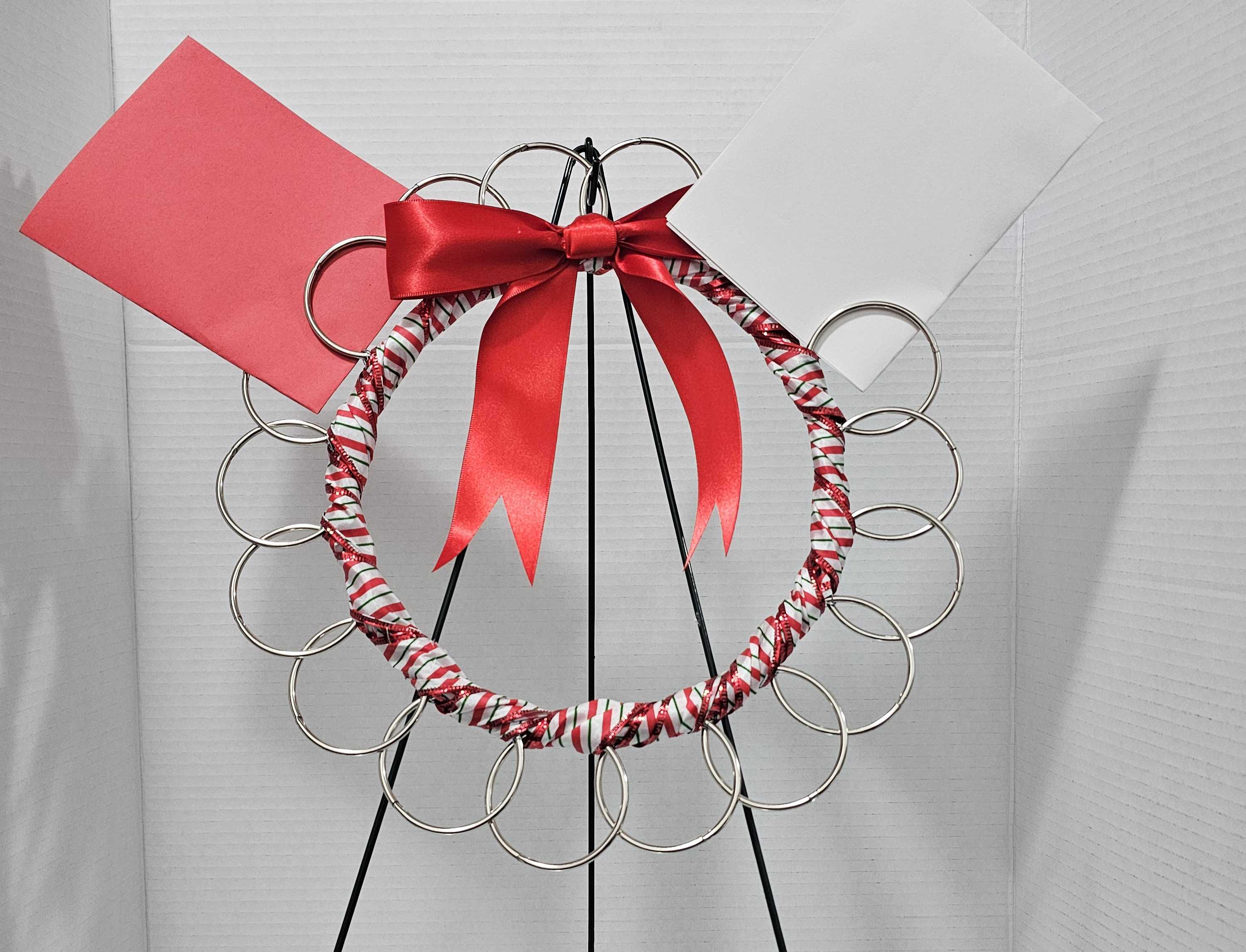 Christmas Card Holder Wreath