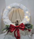 Snow Owl Wreath