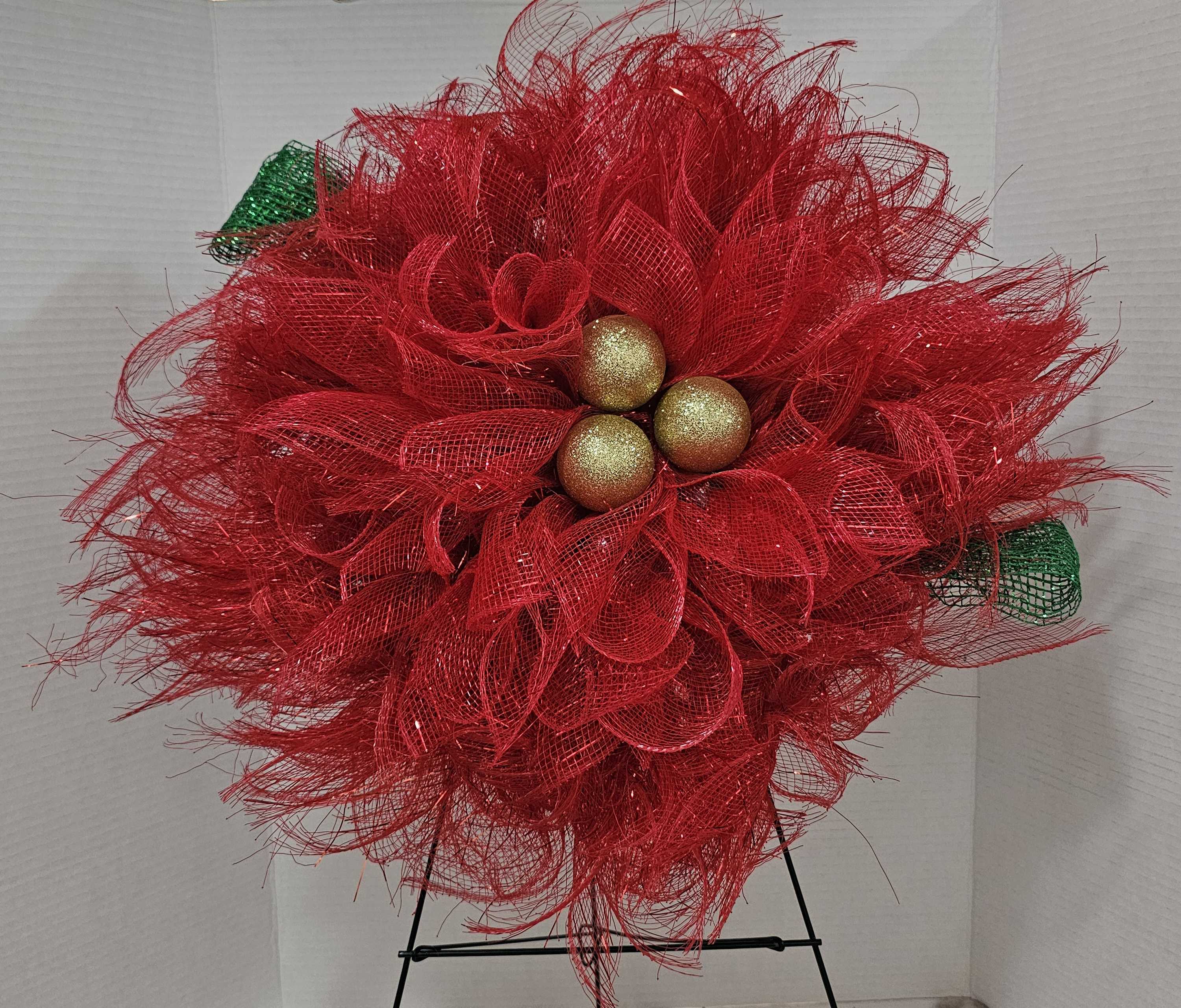 Poinsettia Wreath
