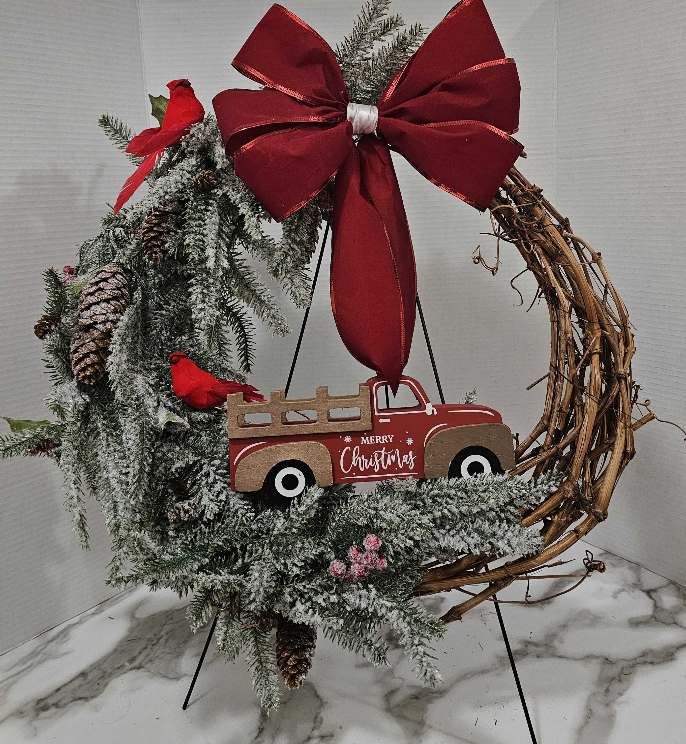Christmas Grapevine Wreath